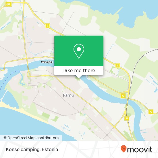 Карта Konse camping