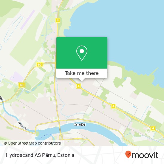 Hydroscand AS Pärnu map