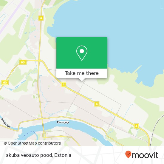 skuba veoauto pood map