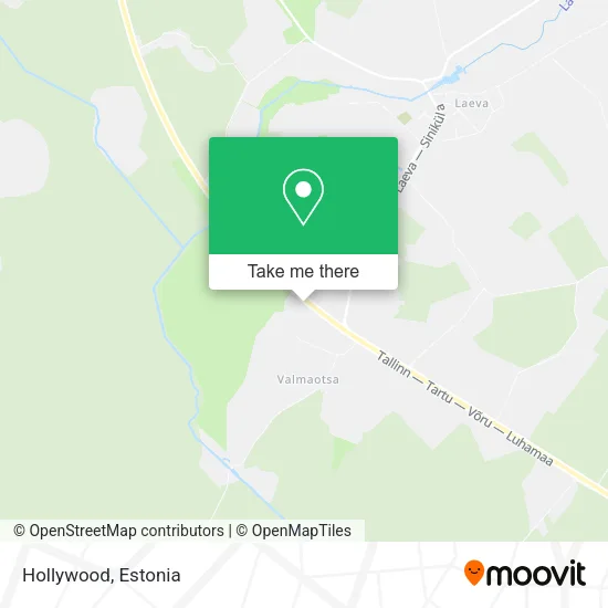 Hollywood map