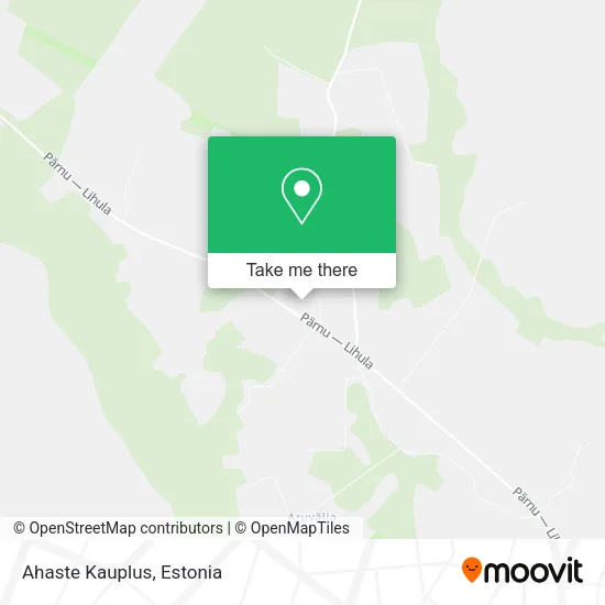Карта Ahaste Kauplus