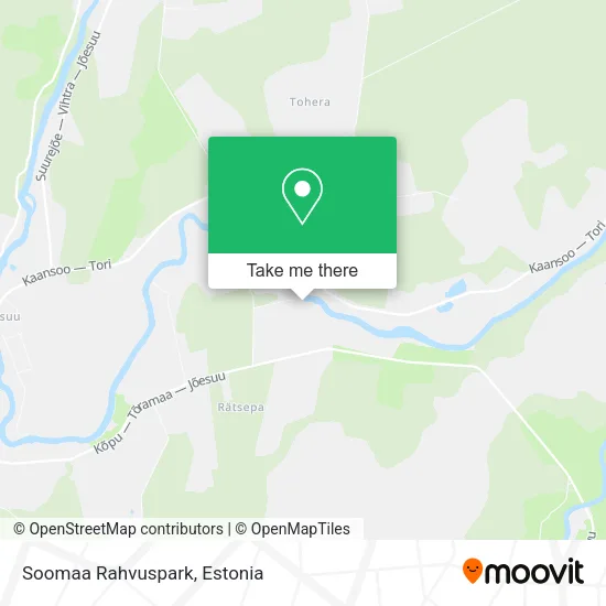 Карта Soomaa Rahvuspark