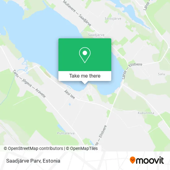 Карта Saadjärve Parv