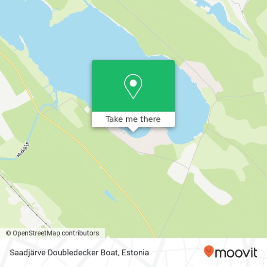 Saadjärve Doubledecker Boat map