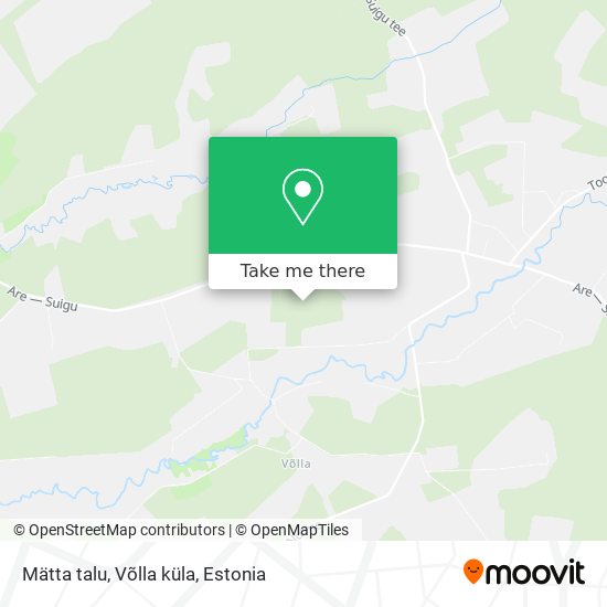 Mätta talu, Võlla küla map
