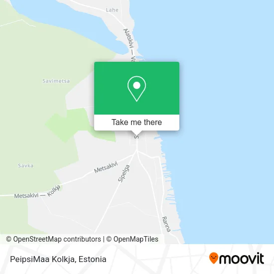 Карта PeipsiMaa Kolkja
