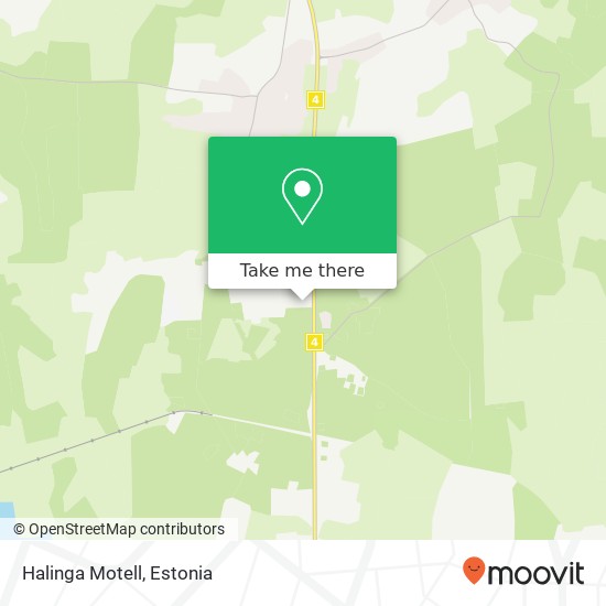 Halinga Motell map
