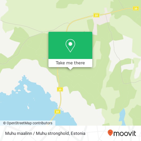 Muhu maalinn / Muhu stronghold map