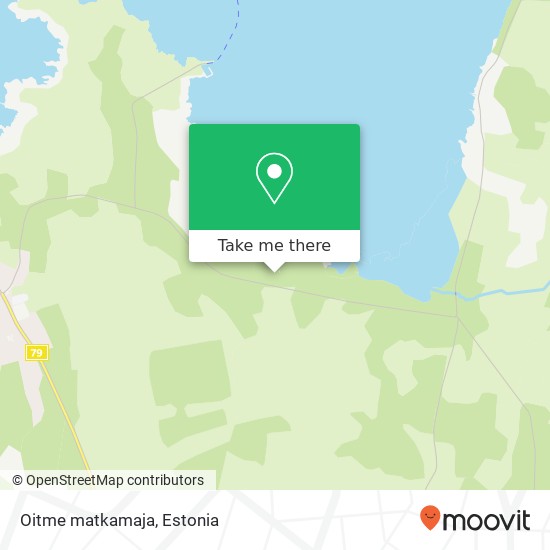 Oitme matkamaja map