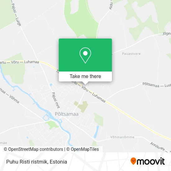Карта Puhu Risti ristmik