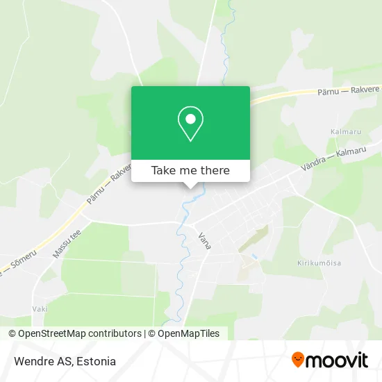 Wendre AS map
