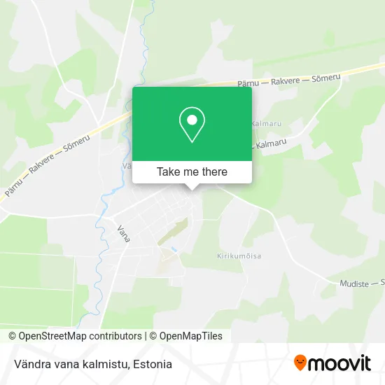 Vändra vana kalmistu map