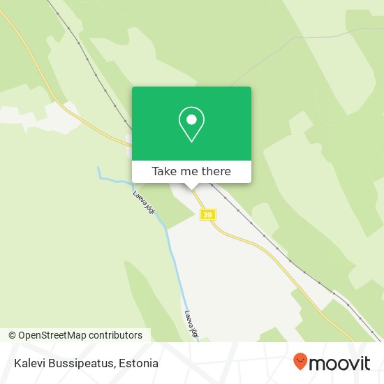 Kalevi Bussipeatus map