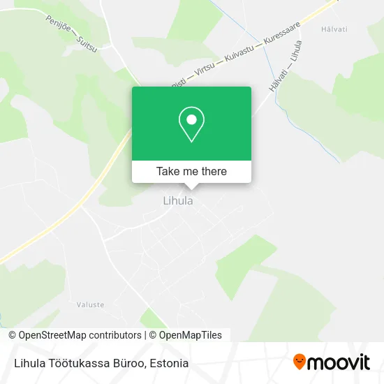 Карта Lihula Töötukassa Büroo