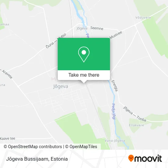 Карта Jõgeva Bussijaam