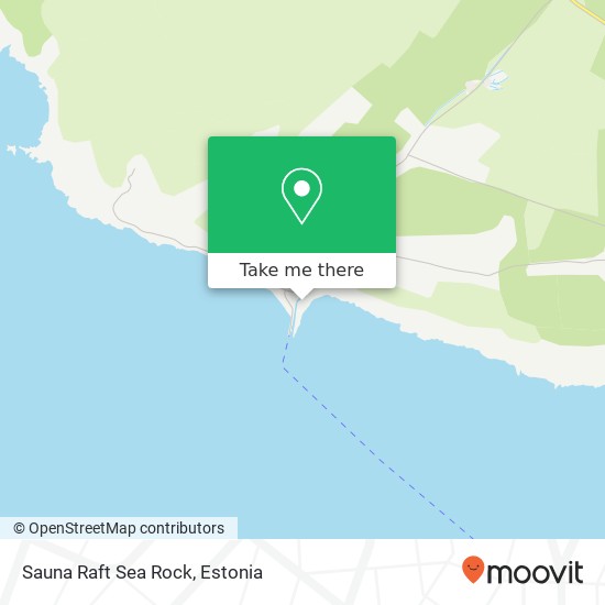 Sauna Raft Sea Rock map