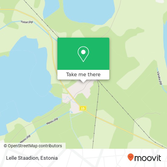 Lelle Staadion map