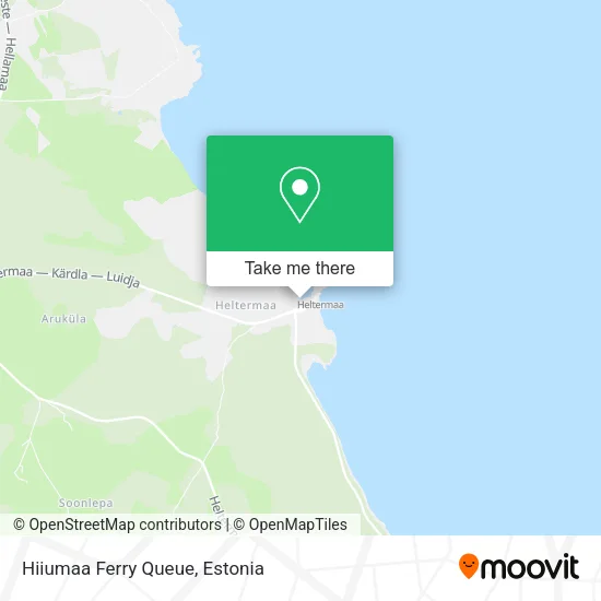 Hiiumaa Ferry Queue map