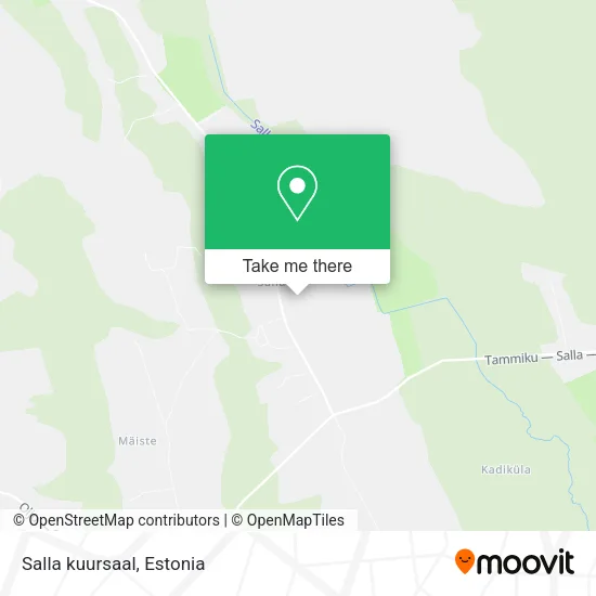 Salla kuursaal map