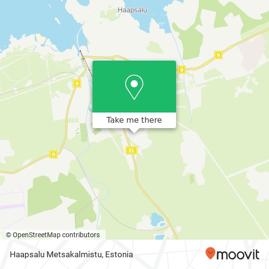 Haapsalu Metsakalmistu map