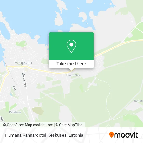 Карта Humana Rannarootsi Keskuses