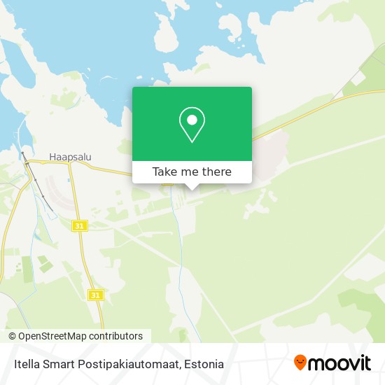 Itella Smart Postipakiautomaat map