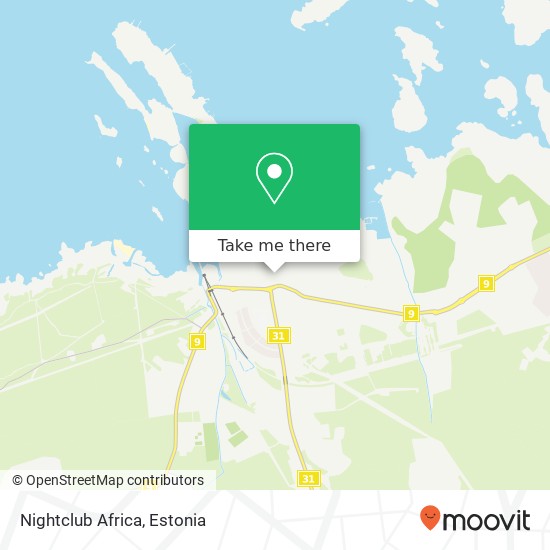 Nightclub Africa map