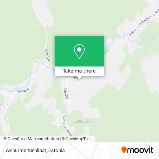 Avinurme tünnilaat map