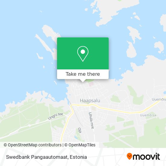 Карта Swedbank Pangaautomaat