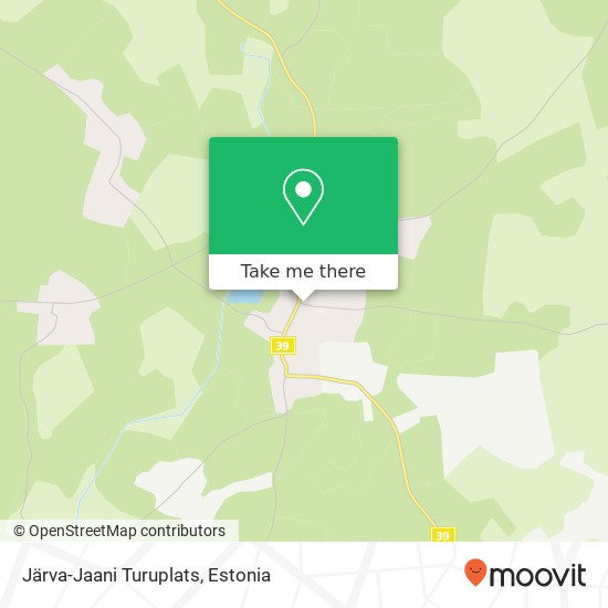 Карта Järva-Jaani Turuplats