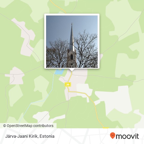 Карта Järva-Jaani Kirik