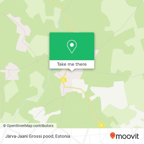 Järva-Jaani Grossi pood map