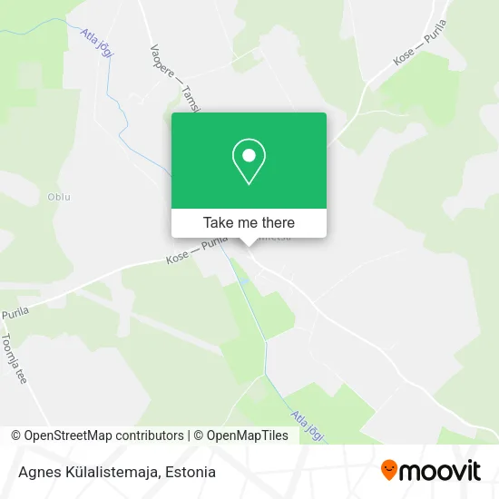 Карта Agnes Külalistemaja
