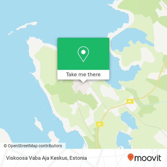 Viskoosa Vaba Aja Keskus map