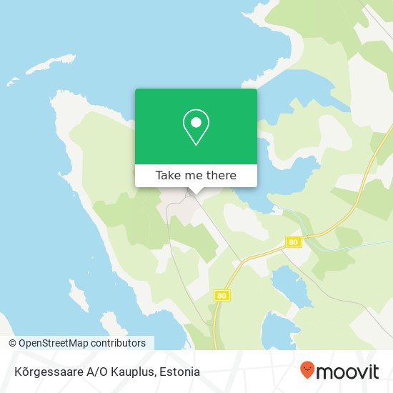 Kõrgessaare A/O Kauplus map