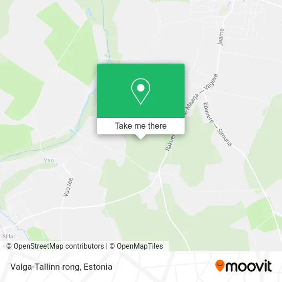 Карта Valga-Tallinn rong