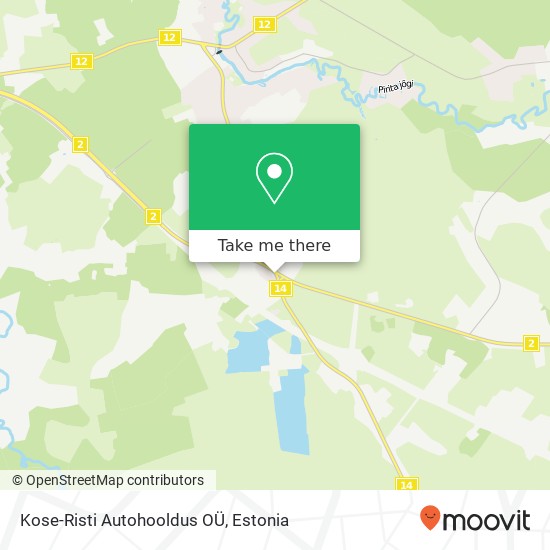 Карта Kose-Risti Autohooldus OÜ