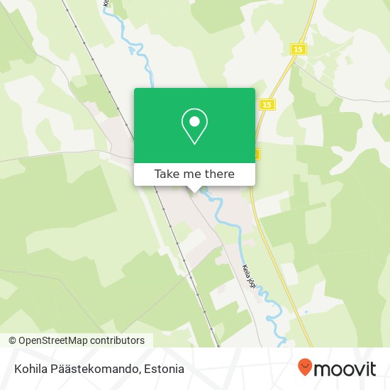 Kohila Päästekomando map