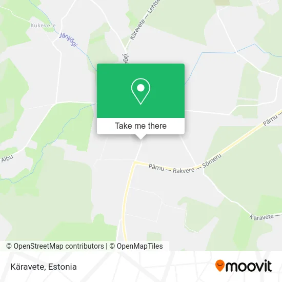 Карта Käravete