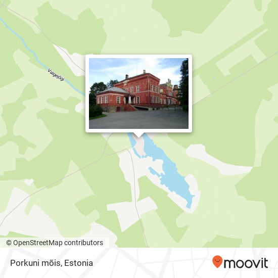 Porkuni mõis map