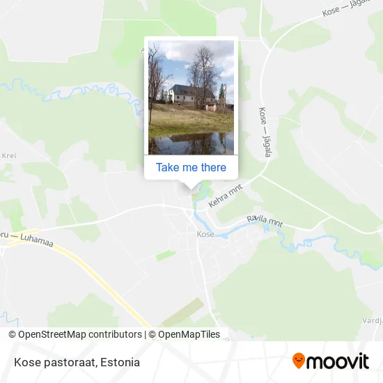 Карта Kose pastoraat