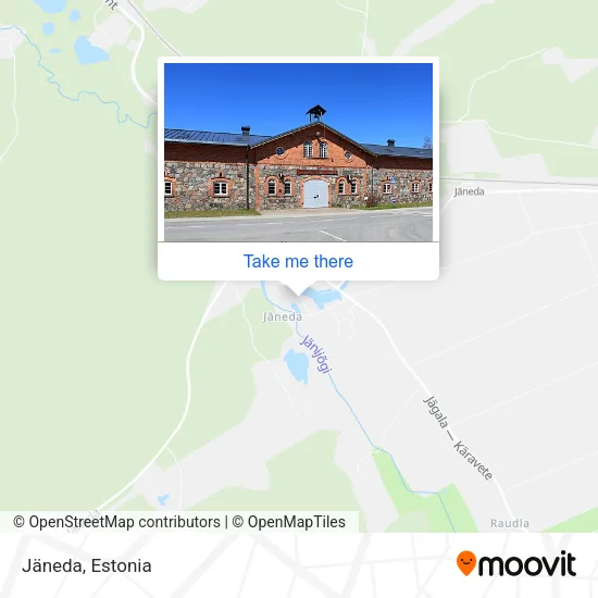 Карта Jäneda