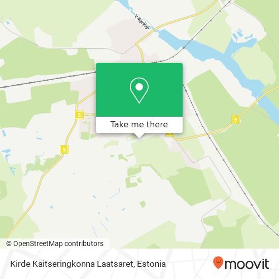 Kirde Kaitseringkonna Laatsaret map