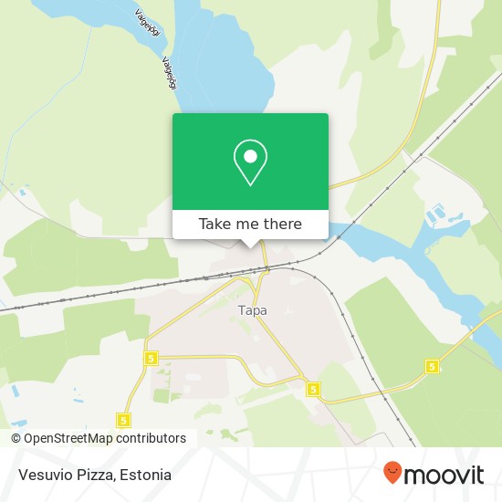 Vesuvio Pizza map
