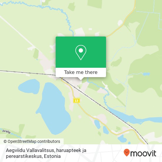 Aegviidu Vallavalitsus, haruapteek ja perearstikeskus map