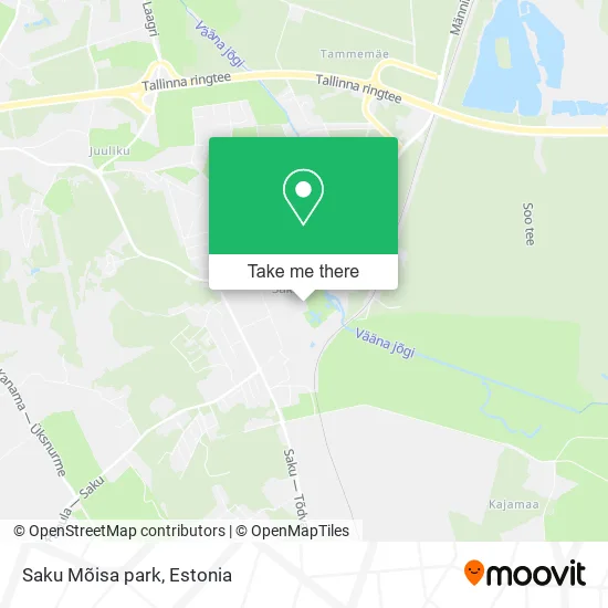 Карта Saku Mõisa park
