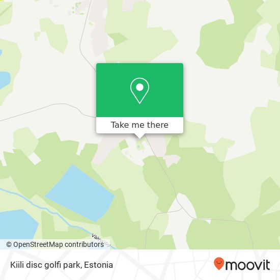 Карта Kiili disc golfi park