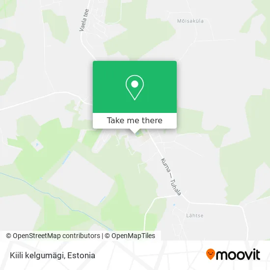 Kiili kelgumägi map