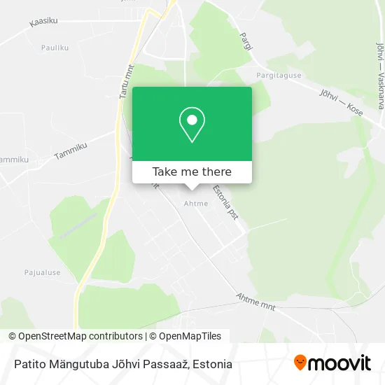 Карта Patito Mängutuba Jõhvi Passaaž