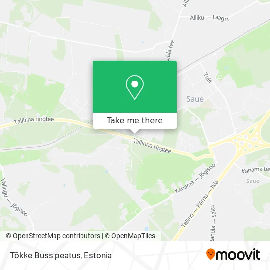 Карта Tõkke Bussipeatus